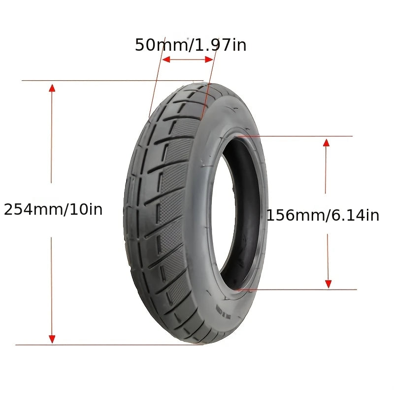 Opona dętkowa 10 cali 10x2-6.1 do hulajnogi Xiaomi M365, Pro 2, 1S i Mi3 (koło 10 cali)