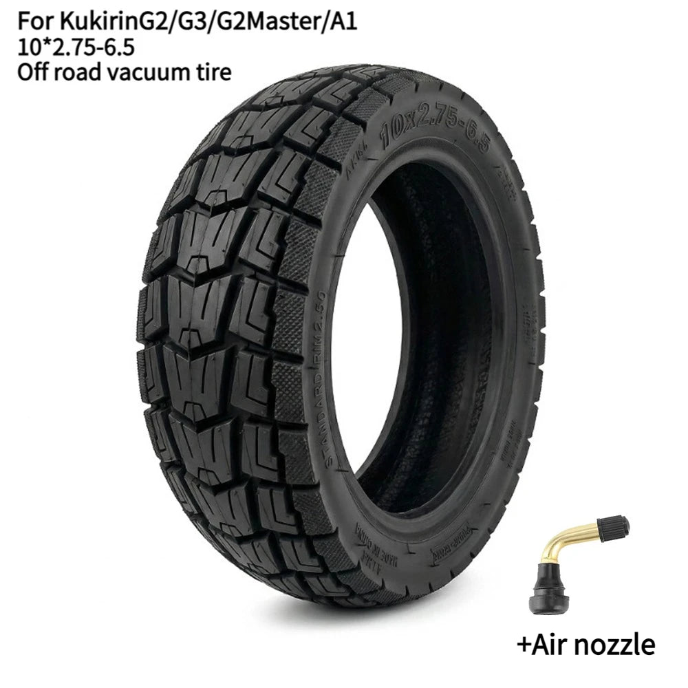 Opona terenowa 10 cali 10x2.75-6.5 do hulajnogi KuKirin G2 Master, A1, G2 i G3, wzmocniona