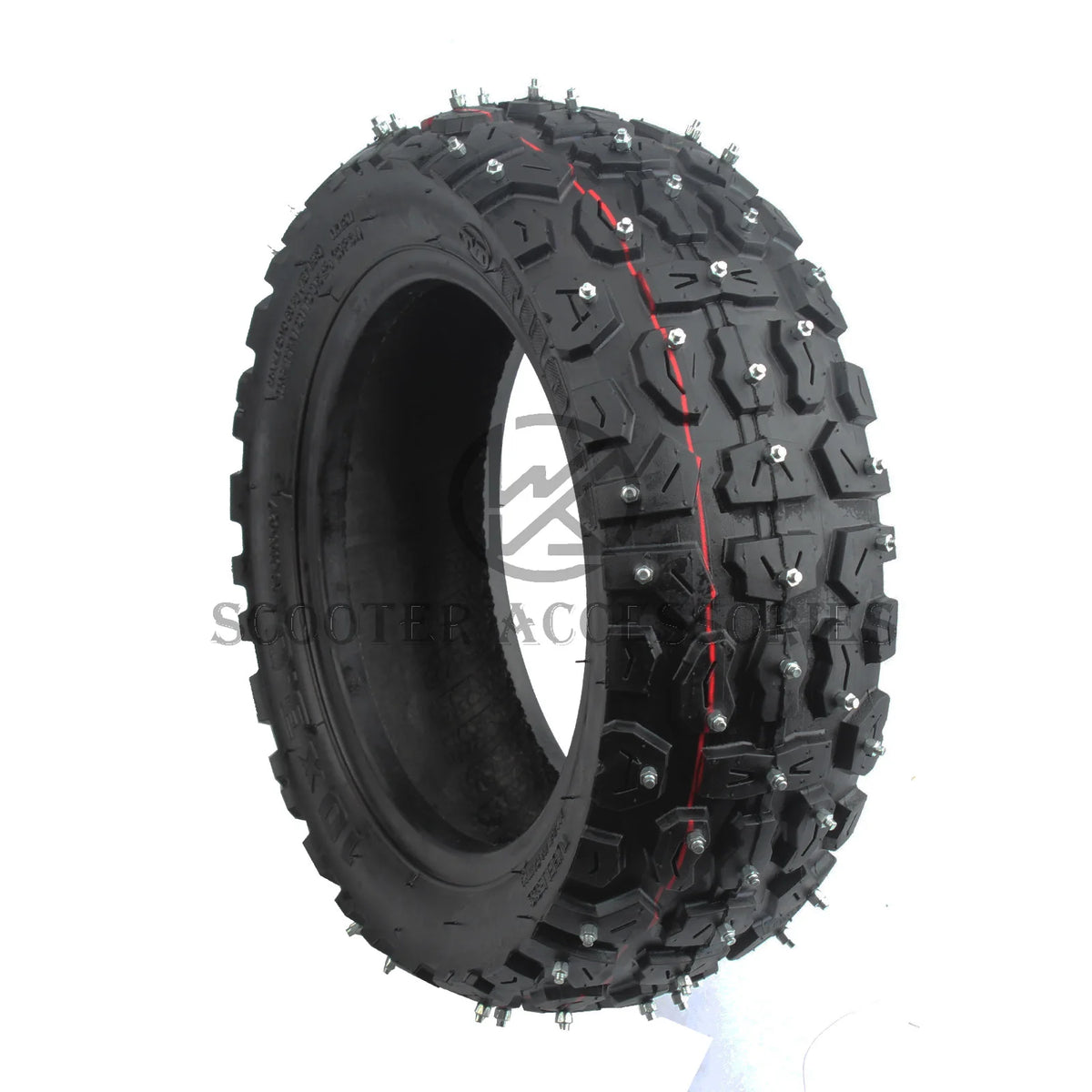 Opona zimowa z kolcami 10 cali 10x3.0, bezdętkowa, do hulajnogi Dualtron Thunder, Speedual Plus i Zero 11X